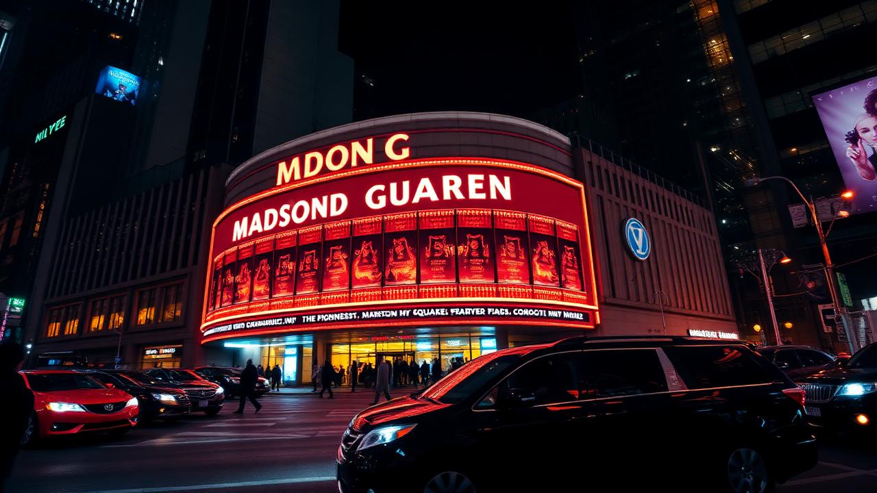 Madison Square Garden Events — NYC chauffeur service